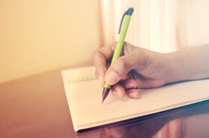 content creation requires writers taking notes